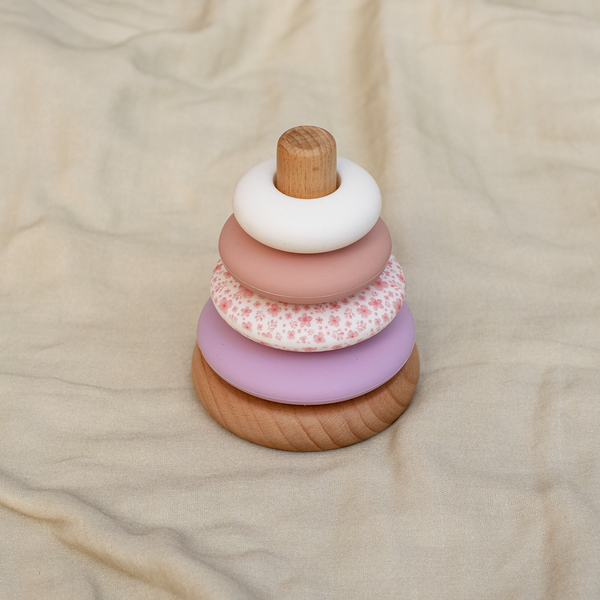 Little Ring Stacking Toy (Floral)