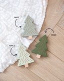 Personalised Christmas Truck Wooden Toy With Tree (Custom Colours)