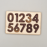 0-9 Wooden Number Puzzle