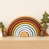 Painted / Stained Wooden Rainbow (9-arch)
