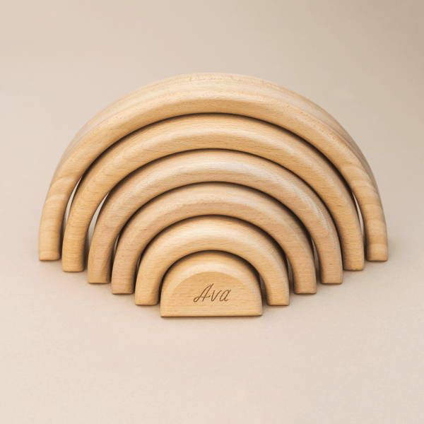 Natural Wooden Rainbow (6-arch)