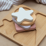 Wooden Painted Shape Puzzle
